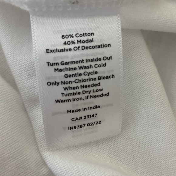 Talbots navy and white beach coverup - Picture 8 of 8